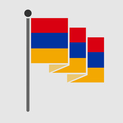 National flag of Poland design