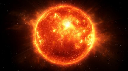 Obraz premium Intense Ultraviolet Radiation from the Sun during the Extreme Season of Solar Activity