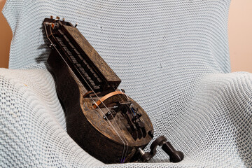 hurdy gurdy vintage instrument acoustic music aesthetic