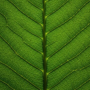 Detailed macro photograph showing the intricate, repeating vein structure of green leaves creating a beautiful natural texture and dense organic background, close-up, plant, chlorophyll