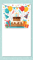 Birthday Party Invitation Card Design