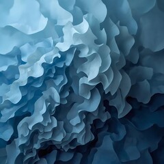 abstract blue background with waves