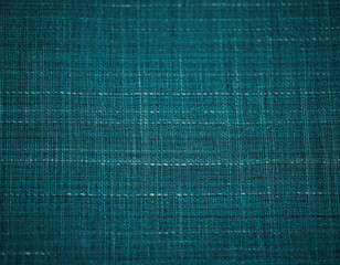 Teal Blue Fabric Texture with Woven Grid Pattern textile