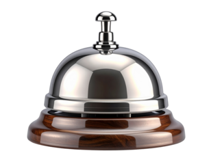 service bell on a white background HD transparent background PNG Stock Photographic Image