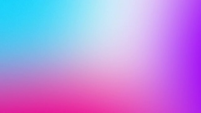 Pastel pink and cyan holographic gradient blur background with soft cotton candy unicorn dreamy fluid motion for abstract sweet animation loop.