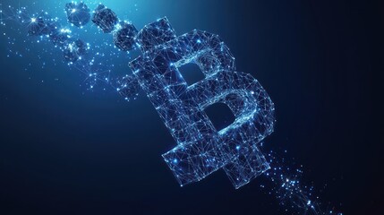 Digital Bitcoin Symbol