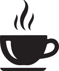 Cup of coffee icon Coffe or tea cups vector icon collection. Cup hot icons design.