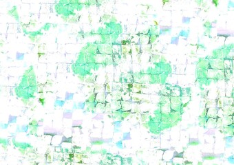 Fresh Green Tile Art