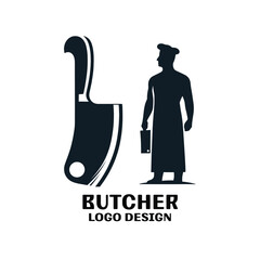 Butcher Vector Logo Design