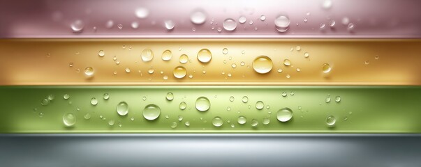 Water droplets on colorful background privacy and data protection concept secure environment artistic viewpoint