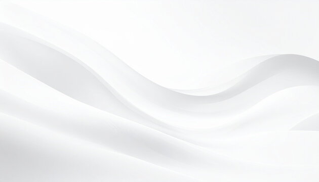 柔らかな光が広がるハイキーな白の抽象グラデーション背景,　AI生成画像