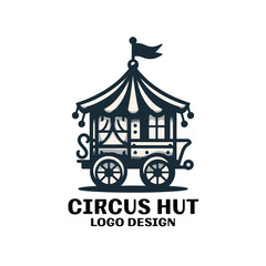 Obraz premium Circu Hut Vector Logo Design
