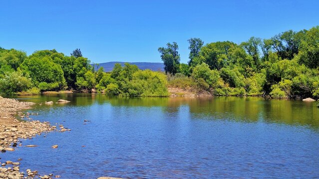 The Shoalhaven River at Warri Bridge, NSW, Australia. 