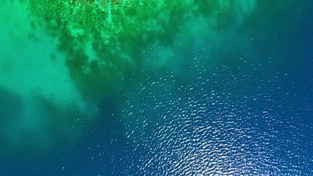 Agios Nikolaos islet on the Delphi Riviera, Greece