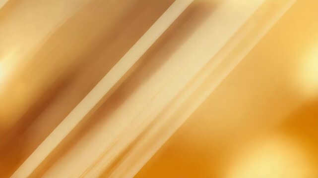 Golden diagonal light blur background with warm glowing streaks creating abstract motion glow