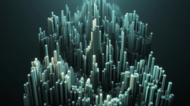 Cinematic vertical depth drift with layered parallax motion, soft atmosphere, and modern lighting