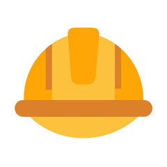 Illustration of construction helmet, symbolizing protection and safety work