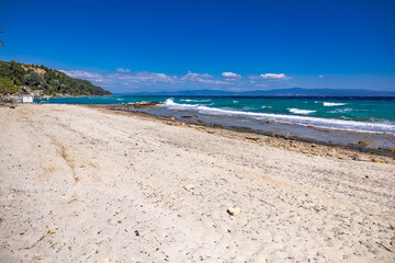 Coastline near Afytos village, Chalkidiki, Greece