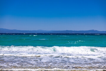 Coastline near Afytos village, Chalkidiki, Greece