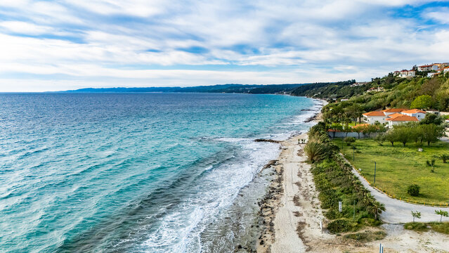 Coastline near Afytos village, Chalkidiki, Greece