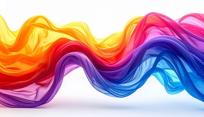 Vibrant colorful wavy abstract background design.