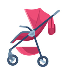 Baby stroller, childish colorful folding stroller, buggy baby carriage, child wagon, infant transport