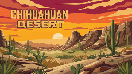 Chihuahuan Desert features rocky ground, desert grasslands, rugged hills, and wide open spaces, representing one of the largest and most ecologically diverse deserts in North America © Evan