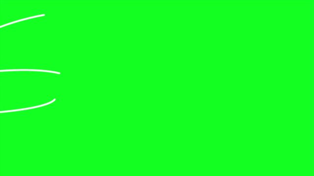 Wind lines flowing on green screen video animation. Simple wind effect, White Wind Blow Path Animation 4K