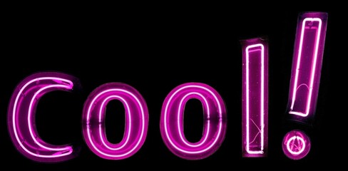 Cool! n&eacute;ons roses