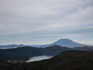富士山と芦ノ湖