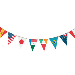 Obraz premium flag bunting