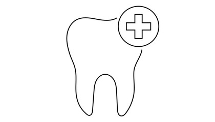 tooth icon vector illustration.eps