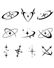 vector illustration of set icon.eps