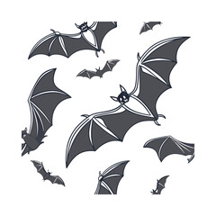 Bat Seamless Pattern Svg