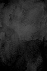 Watercolor black grunge background design