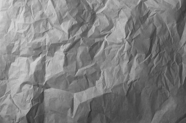 Gray crumpled paper for background image