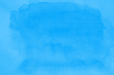 Abstract blue watercolor background texture
