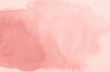 Abstract red watercolor background texture