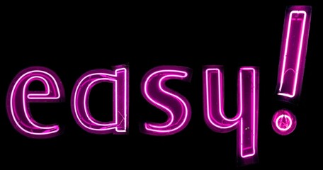 easy! n&eacute;ons roses