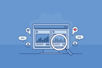 Social media analytics software monitors marketing, advertising campaign, audience engagement, website traffic volume and conversions.