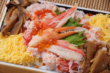 ずわいがに海鮮ちらし弁当