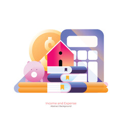 Personal Income and Expense Management for Family Budget Planning, Financial Strategy and Savings Concept