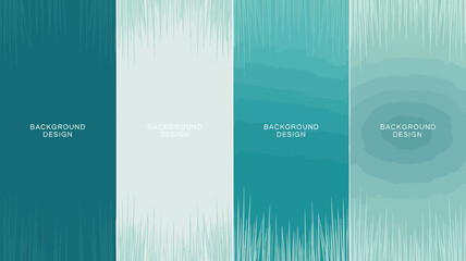 Teal and white background designs with modern textured patterns