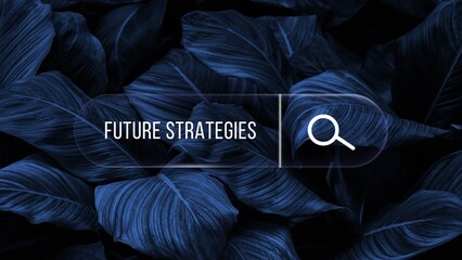 Minimal Glass Search Bar UI Button