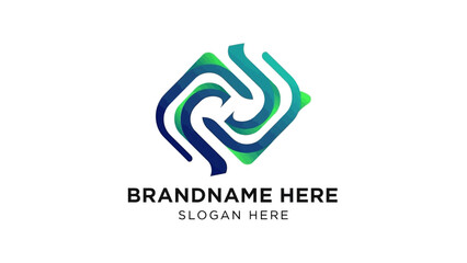 Modern Logo Design Template with Gradient.