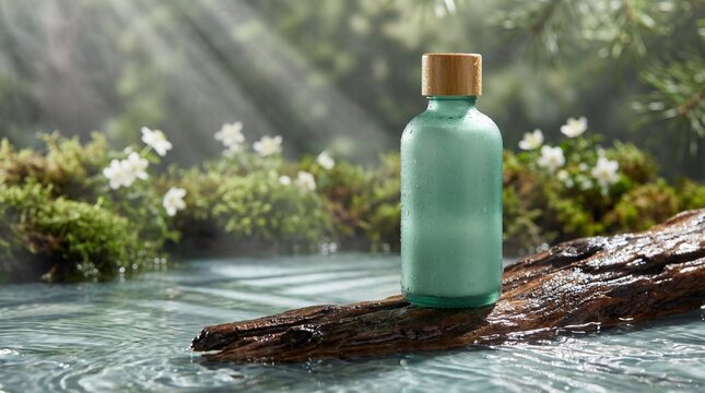 The Morning Mist Oasis: Sustainable Skincare in Forest Spring Water