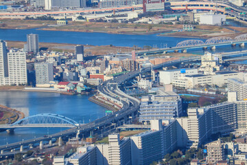 Fototapeta premium 東京スカイツリー展望台からの景色