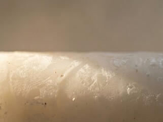 Close-up of Textured White Surface