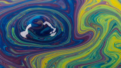 “Modern abstract fluid artwork, swirling pigments, soft gradients, and organic circular forms.”
