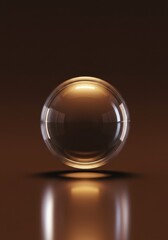 Close up abstract image of a perfect spherical object with high reflectivity and a brilliant metallic luster on a neutral background, decorative, studio, object